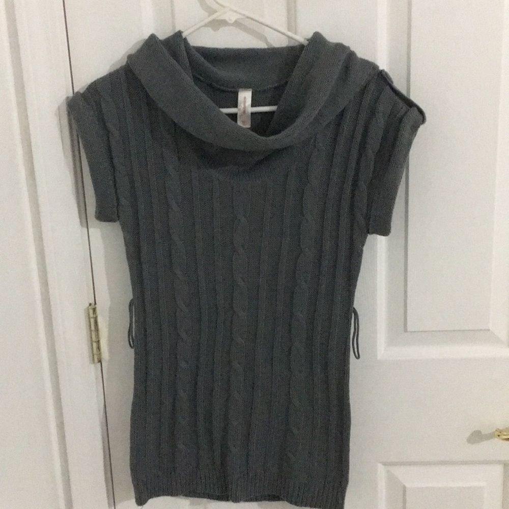 Gray color turtleneck